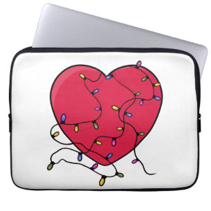 Lighted Heart Laptop Sleeve