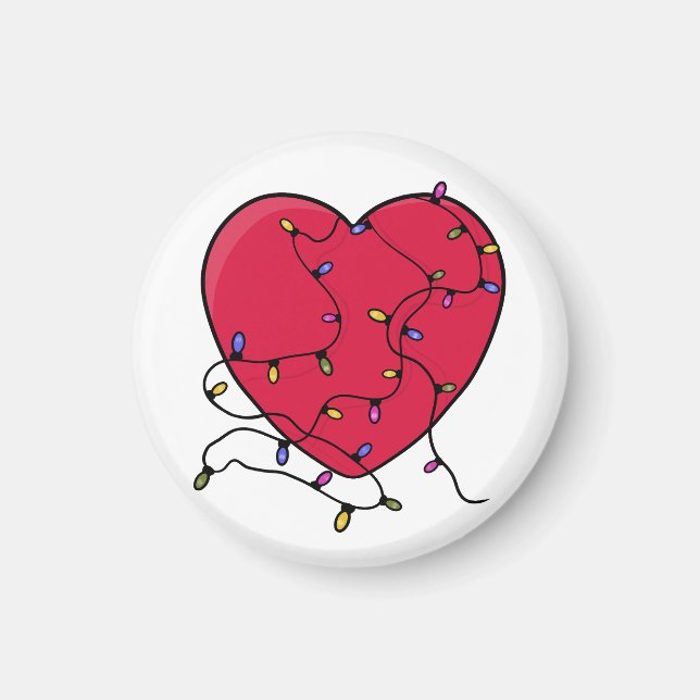 Lighted Heart Magnet (Front)