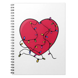 Lighted Heart Notebook