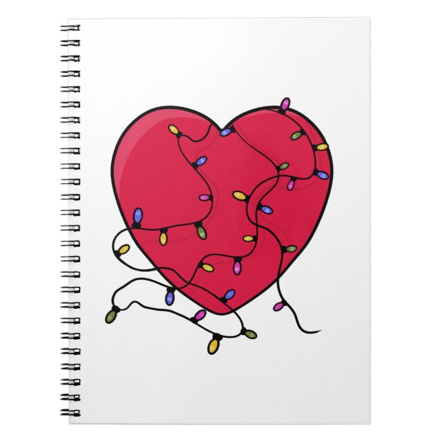 Lighted Heart Notebook (Front)