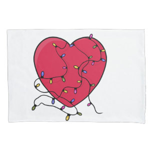 Lighted Heart Pillowcase