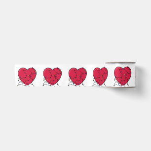 Lighted Heart Satin Ribbon