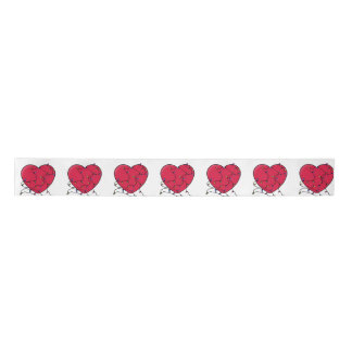 Lighted Heart Satin Ribbon