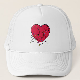 Lighted Heart Trucker Hat