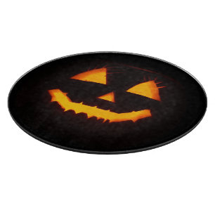 Lighted Jack O Lantern  Cutting Board