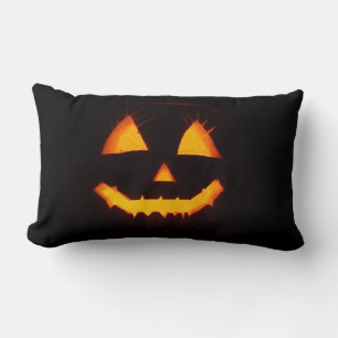 Lighted Jack O Lantern Lumbar Cushion