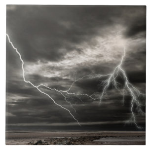 Lightening Strike Display Tile
