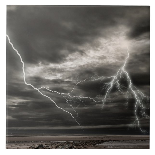 Lightening Strike Display Tile (Front)