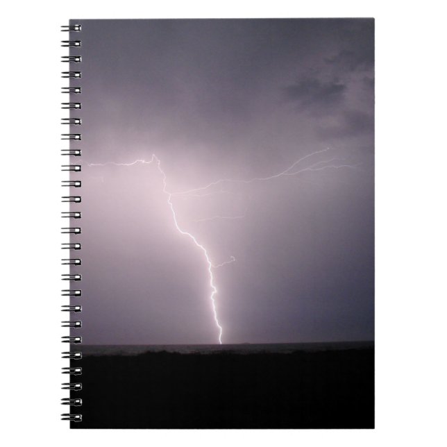 lightening strike notebook (Front)