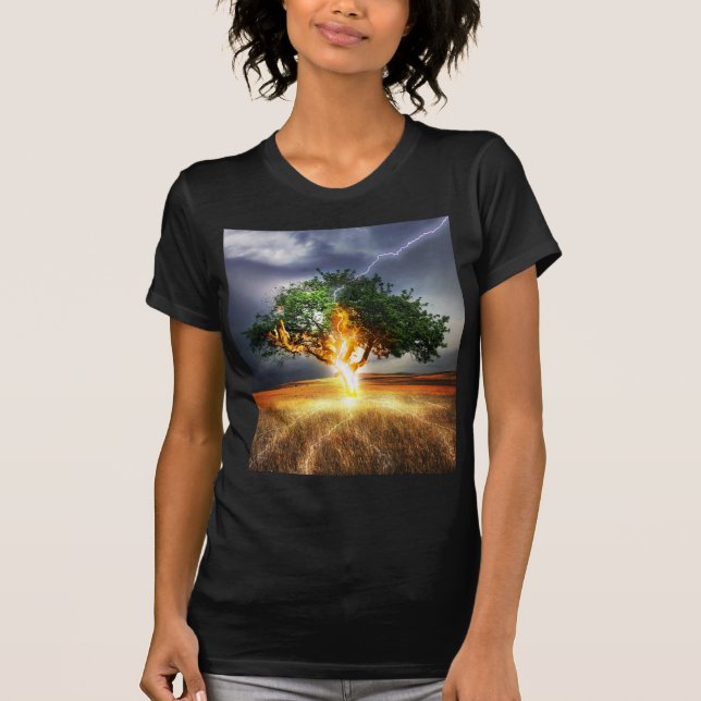 Lightening Tree T-Shirt (Front)
