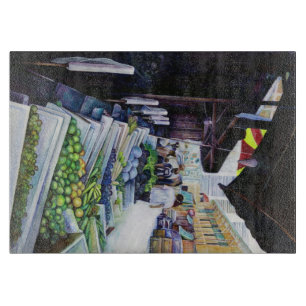 Lighter Side of Lavender Street, Singapore Cutting Board