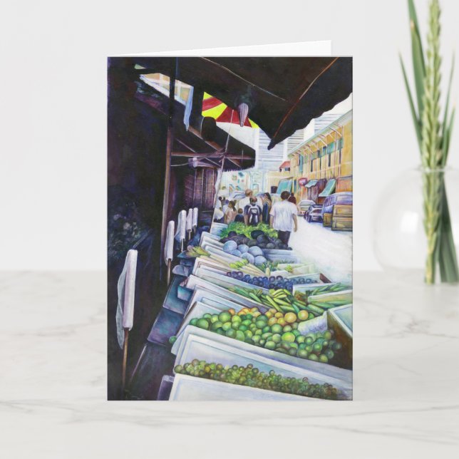 Lighter Side Of Lavender Street Singapore Greeting Card (Front)