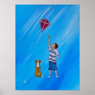 Lighter than Air Painting by Alfred Fox Poster