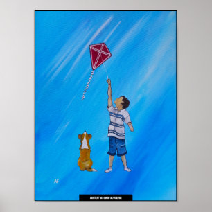 Lighter than Air Painting by Alfred Fox Poster