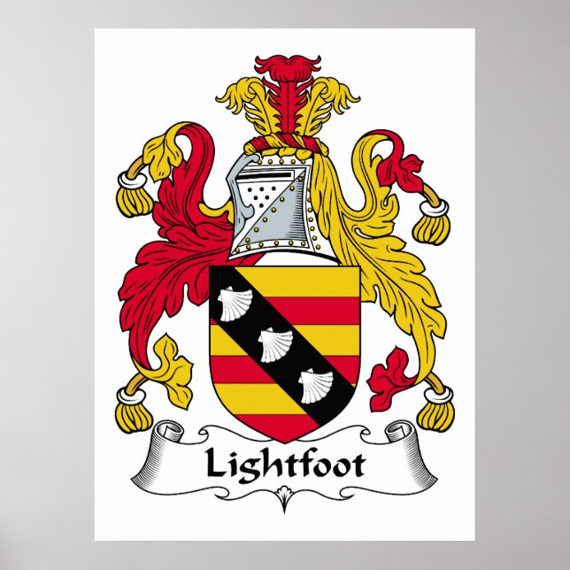 Lightfoot Family Crest Poster (Front)