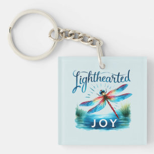 Lighthearted Joy - Artistic Dragonfly Key Ring