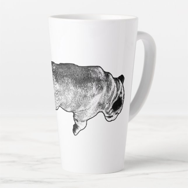 Lighthearted Steps Latte Mug (Right Angle)
