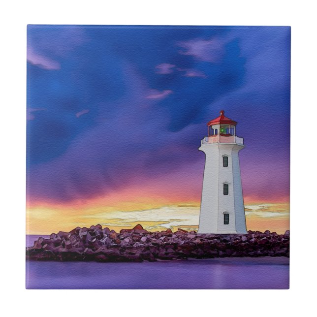 Lighthouse 2.0 R - Small Ceramic Tile (Front)