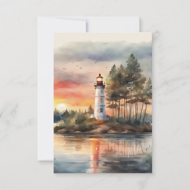 Lighthouse - 4  Card (Front)