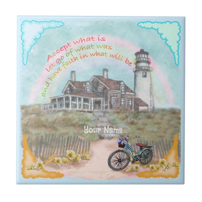 Lighthouse Acceptance Ceramic Tile (Front)