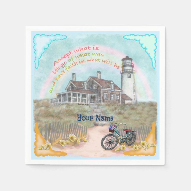 Lighthouse Acceptance  Napkin (Front)