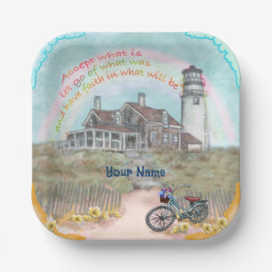 Lighthouse Acceptance Paper Plate