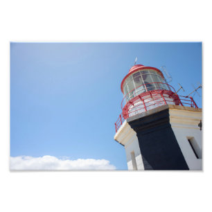 Lighthouse against sky photo print