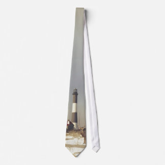 Lighthouse and Deer Tie