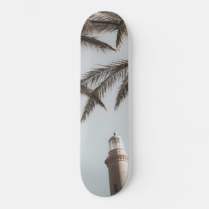 Lighthouse and Palms #1 #wall #art  Skateboard