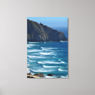 Lighthouse and the Sea Canvas Print