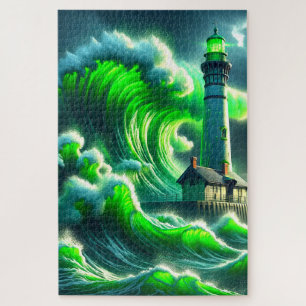 Lighthouse Art Jigsaw Puzzle