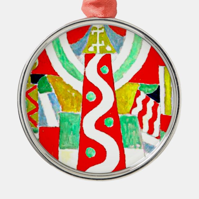 Lighthouse, artwork by Marsden Hartley Metal Ornament (Front)