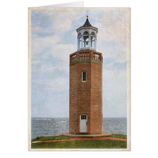 Lighthouse at Avery Point, Groton CT - Blank Card