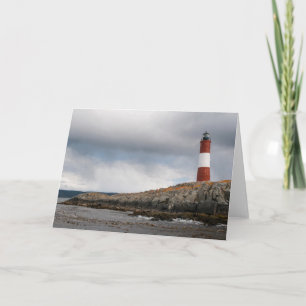 Lighthouse At Beagle Channel Card