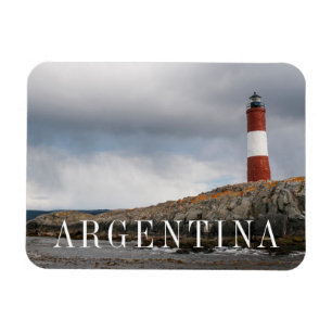Lighthouse At Beagle Channel Magnet