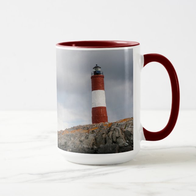Lighthouse At Beagle Channel Mug (Right)