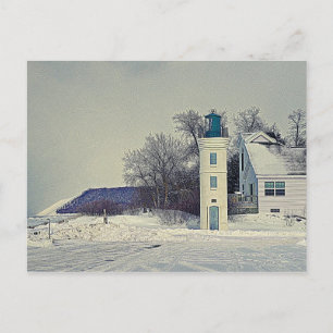 Lighthouse at Empire Postcard