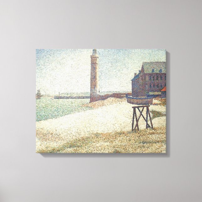 Lighthouse at Honfleur Canvas Print (Front)