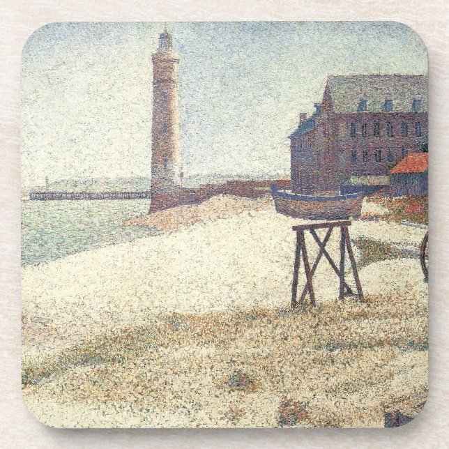 Lighthouse at Honfleur Coaster (Front)