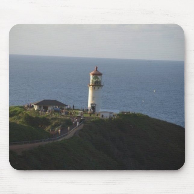 Lighthouse at Kilauea Point Mouse Pad (Front)