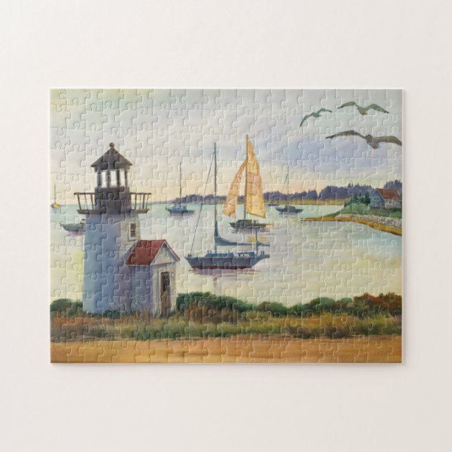 Lighthouse at Nantucket Puzzle (Horizontal)
