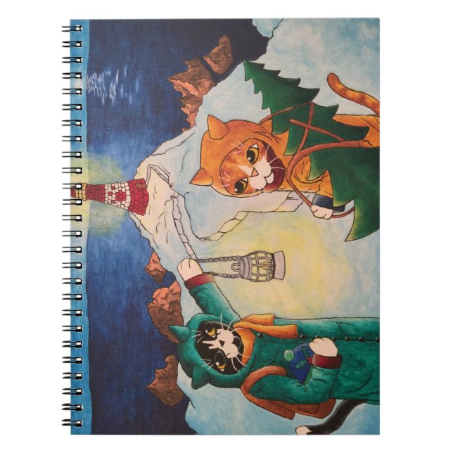 Lighthouse at Night Notebook (Front)