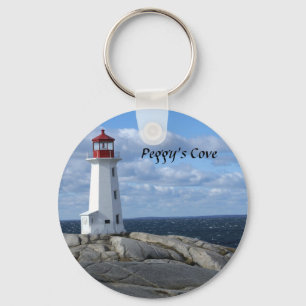 Lighthouse at Peggy's Cove Key Ring