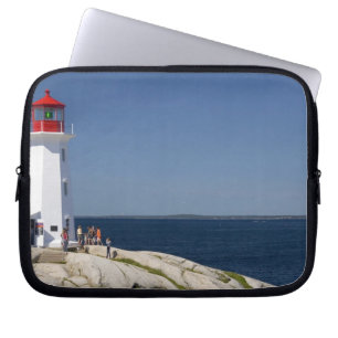 Lighthouse at Peggy's Cove, Nova Scotia, Canada. Laptop Sleeve