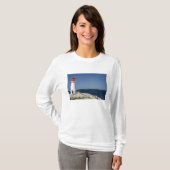 Lighthouse at Peggy's Cove, Nova Scotia, Canada. T-Shirt (Front Full)