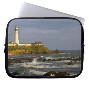 Lighthouse at Pigeon Point State Beach in San 2 Laptop Sleeve