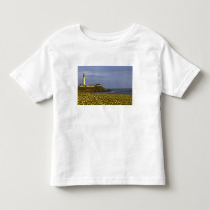 Lighthouse at Pigeon Point State Beach in San Toddler T-Shirt