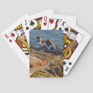 Lighthouse At Point Reyes National Seashore Playing Cards