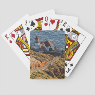 Lighthouse At Point Reyes National Seashore Playing Cards