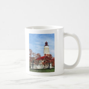Lighthouse at Sandy Hook Coffee Mug